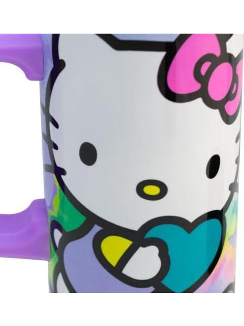 TERMO ACERO INOXIDABLE DE DOBLE PARED MULTICOLOR HELLO KITTY
