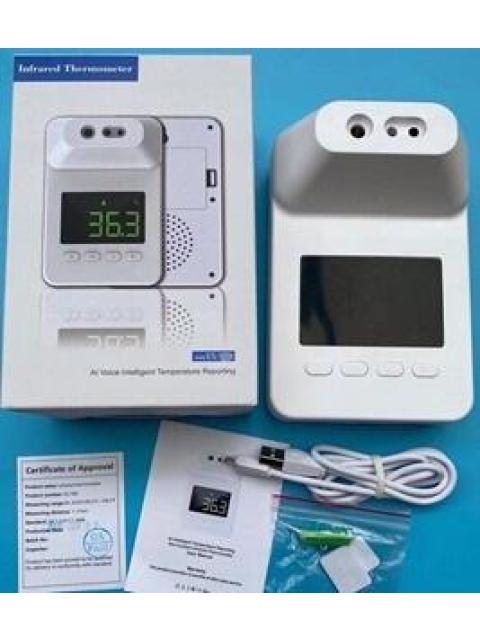 TERMOMETRO DE PARED KSA MODELO K3S; INCLUYE CABLE DE CARGA MICRO USB MANUAL DE USO. -GARANTIA DE 4 MESES-