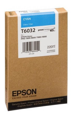 CARTUCHO EPSON ULTRACHROME K3 CYAN 220ML