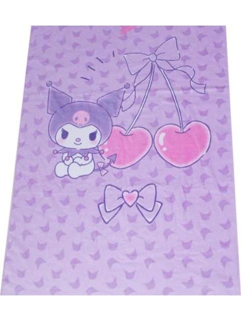 TOALLA MEDIO BAÑO KUROMI MULTICOLOR KUROMI
