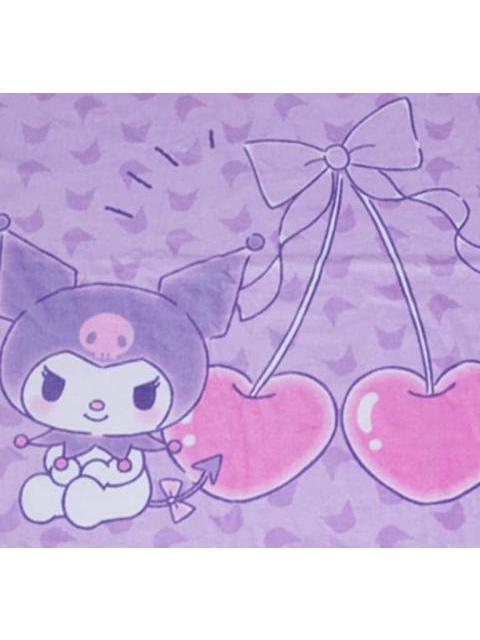 TOALLA MEDIO BAÑO KUROMI MULTICOLOR KUROMI