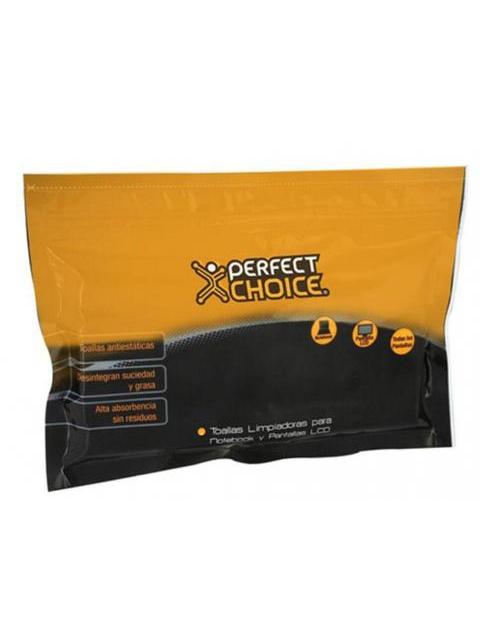 PERFECT CHOICE TOALLAS LIMPIADORAS PARA LAPTOPS Y PANTALLAS PC-030270