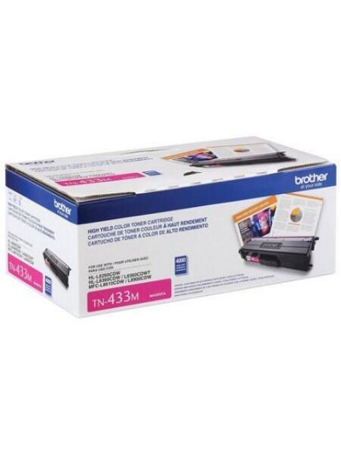 TONER BROTHER TN-433M ALTO RENDIMIENTO MAGENTA 4000 PAGINAS