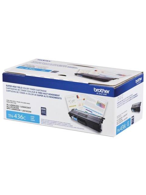 TONER BROTHER TN436 SUPER ALTO RENDIMIENTO CIAN 6.500 PAGINAS