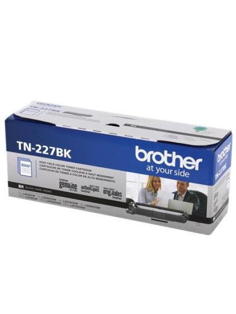 TONER BROTHER TN-227BK ALTO RENDIMIENTO NEGRO 3000 PAGINAS