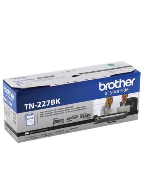 TONER BROTHER TN-227BK ALTO RENDIMIENTO NEGRO 3000 PAGINAS