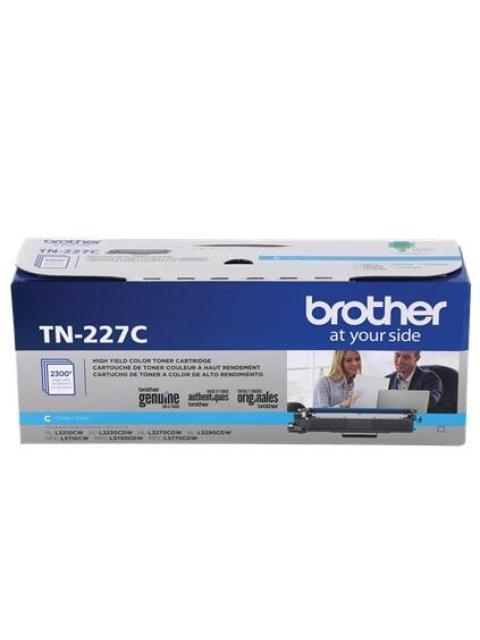 TONER BROTHER TN-227C ALTO RENDIMIENTO CIAN 2300 PAGINAS