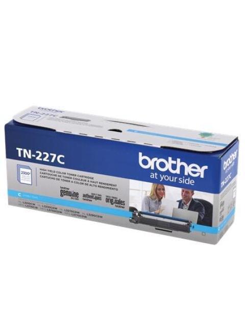 TONER BROTHER TN-227C ALTO RENDIMIENTO CIAN 2300 PAGINAS