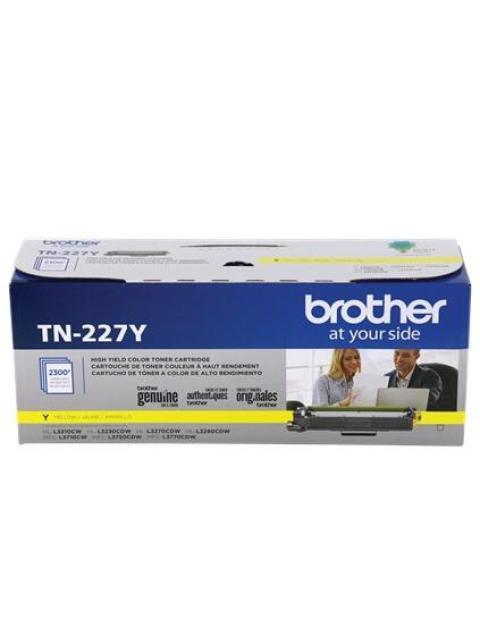 TONER BROTHER TN-227Y ALTO RENDIMIENTO AMARILLO 2300 PAGINAS