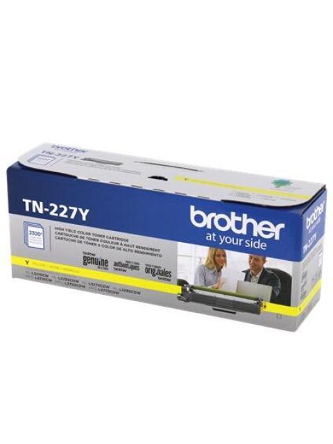 TONER BROTHER TN-227Y ALTO RENDIMIENTO AMARILLO 2300 PAGINAS