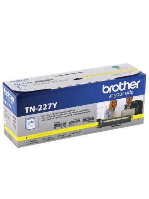 TONER BROTHER TN-227Y ALTO RENDIMIENTO AMARILLO 2300 PAGINAS
