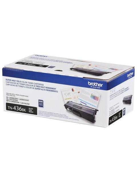 TONER BROTHER TN436BK SUPER ALTO RENDIMIENTO NEGRO 6.500 PAGINAS