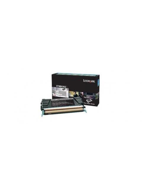 TONER LEXMARK X746H1KG - NEGRO - 12000 PAGINAS - PROGRAMA RETORNO