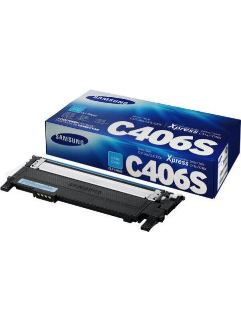 CARTUCHO TONER SAMSUNG CLT-C406S CIAN