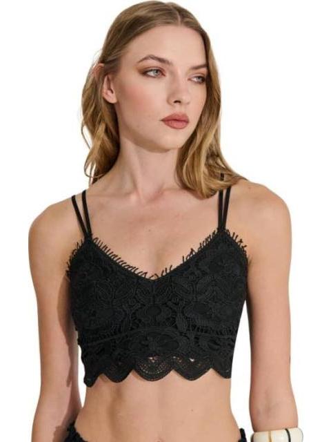 TOP CROCHET NEGRO HOLLY LAND
