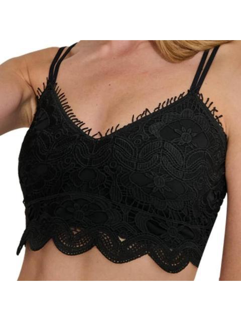 TOP CROCHET NEGRO HOLLY LAND