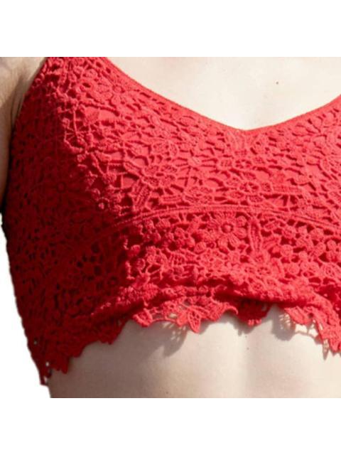 TOP CROCHET ROJO HOLLY LAND