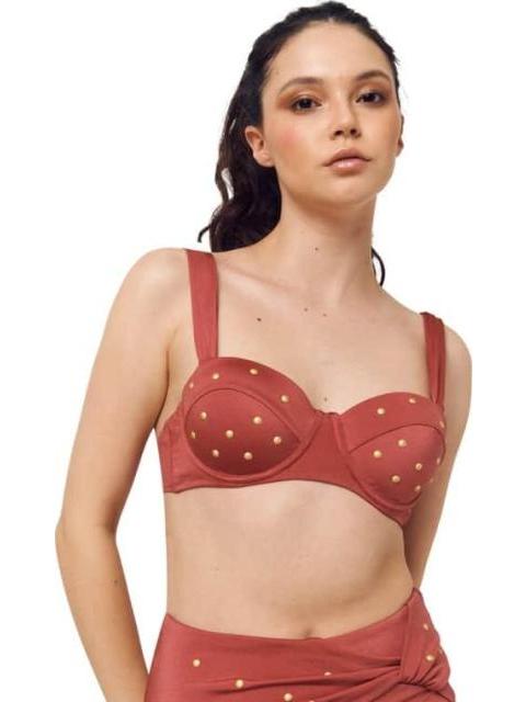 TOP DE BIKINI CON PERLAS MAQUILLAJE HOLLY LAND
