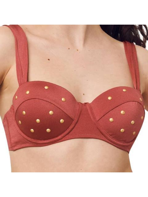 TOP DE BIKINI CON PERLAS MAQUILLAJE HOLLY LAND