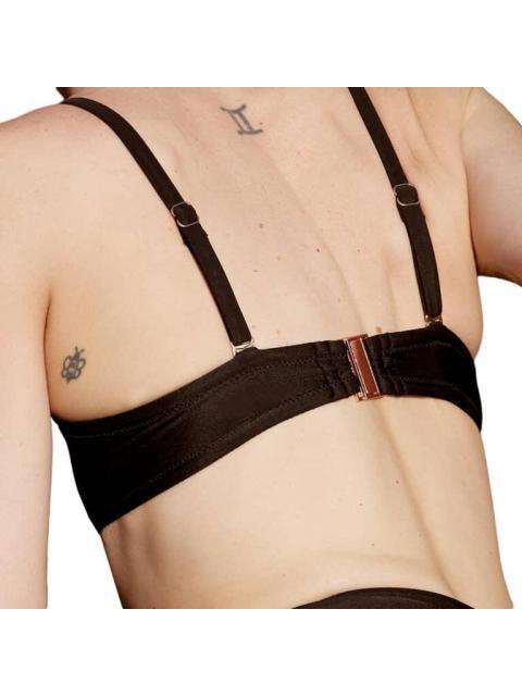 TOP DE BIKINI DRAPEADO NEGRO HOLLY LAND