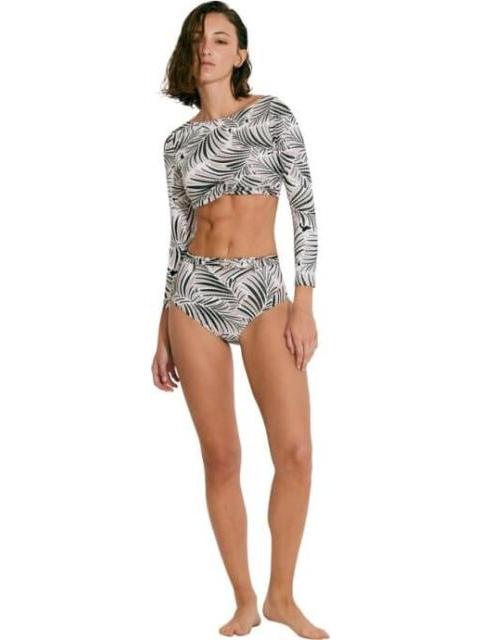 TOP DE BIKINI MANGA LARGA ANIMAL PRINT HOLLY LAND