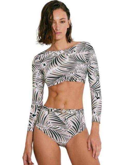TOP DE BIKINI MANGA LARGA ANIMAL PRINT HOLLY LAND