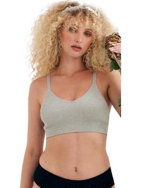 TOP SIN COSTURAS GRIS HOLLY LAND