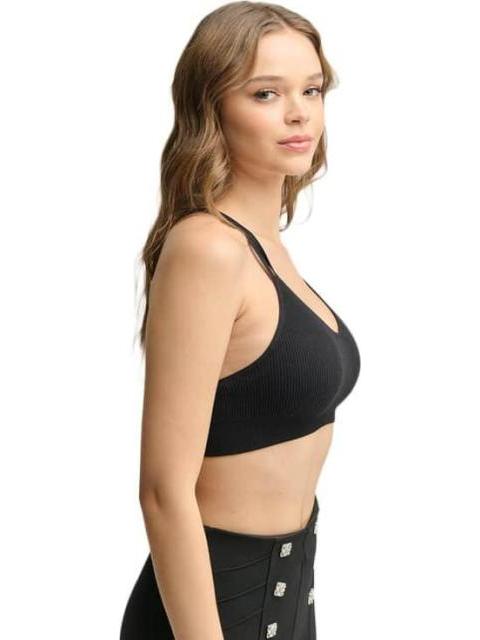 TOP SIN COSTURAS NEGRO HOLLY LAND
