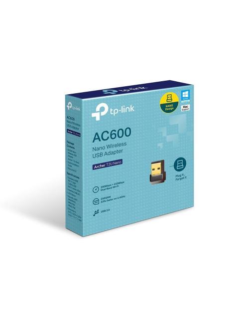 TP-LINK ADAPTADOR DE RED USB ARCHER T2U NANO INALAMBRICO WLAN 633 MBIT-S 2.4-5GHZ