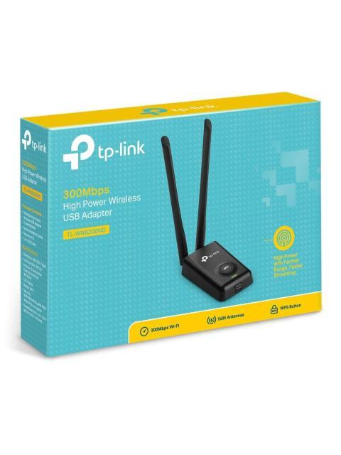 TP-LINK ADAPTADOR DE RED USB TL-WN8200ND INALAMBRICO 2.4GHZ CON 2 ANTENAS DE 5DBI