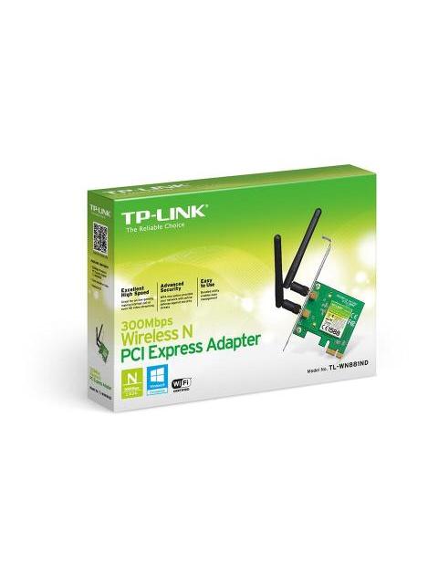 TP-LINK TARJETA DE RED TL-WN881ND 300 MBIT-S PCI EXPRESS 2 ANTENAS