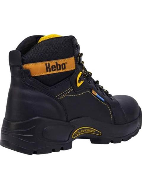 BOTIN INDUSTRIAL CASCO DE SEGURIDAD NEGRO KEBO
