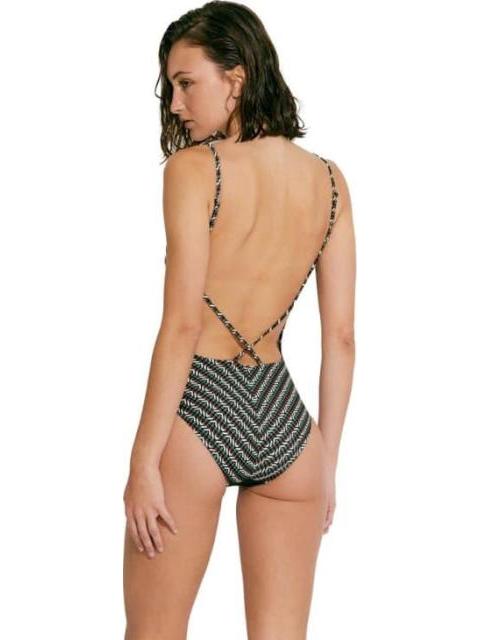 TRAJE DE BAÑO ESTAMPADO ETNICO BEIGE HOLLY LAND