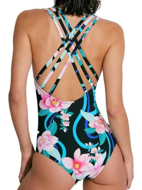 TRAJE DE BAÑO ESTAMPADO MULTICOLOR HOLLY LAND