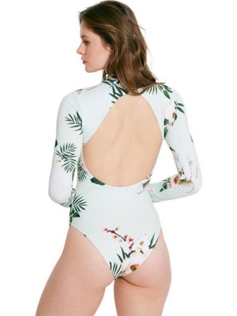 TRAJE DE BAÑO MANGA LARGA AZUL TURQUESA HOLLY LAND