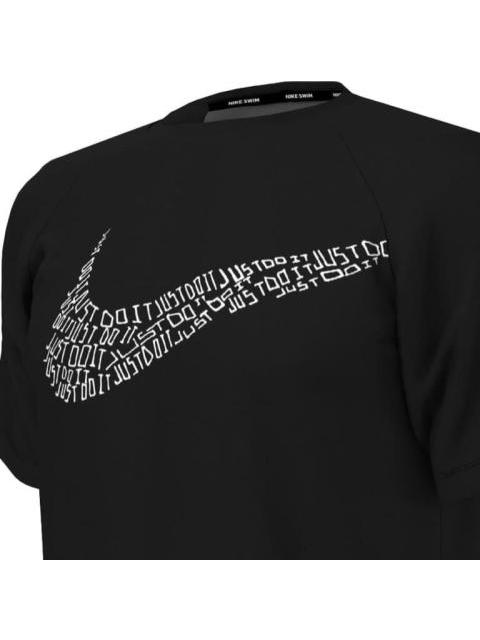 TRAJE DE BAÑO NIKE JDI SWOOSH SHORT SLEEVE HYDROGUARD NEGRO NIKE SWIM