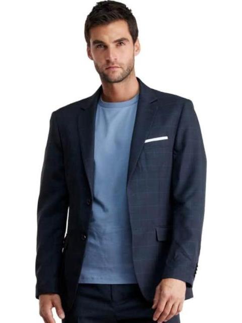 TRAJE DE VESTIR CUADROS GRIS HPC POLO