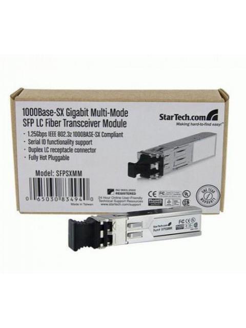 STARTECH  MODULO TRANSCEPTOR SFPSXMM 1000 MBIT-S 550 METROS 1000BASE-SX FIBRA OPTICA DE MODO UNICO