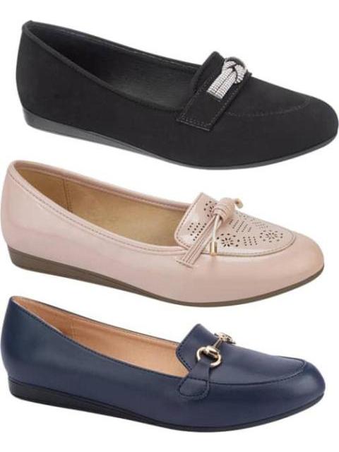 TRIPACK BALLERINAS CON ADORNO MULTICOLOR SHOSH