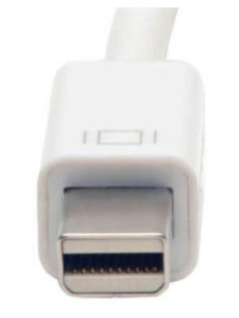 TRIPP LITE BY EATON CABLE ADAPTADOR MINI DISPLAYPORT MACHO - HD15 HEMBRA 15CM BLANCO PARA MAC