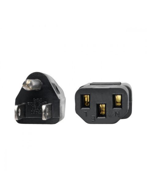 TRIPP LITE BY EATON CABLE DE PODER NEMA 5-15P MACHO - C13 COUPLER HEMBRA 1.22 METROS NEGRO
