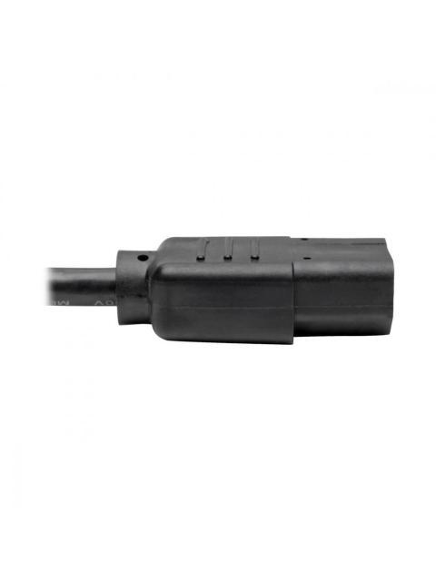 TRIPP LITE BY EATON CABLE DE PODER NEMA 5-15P MACHO - C13 COUPLER HEMBRA 1.22 METROS NEGRO