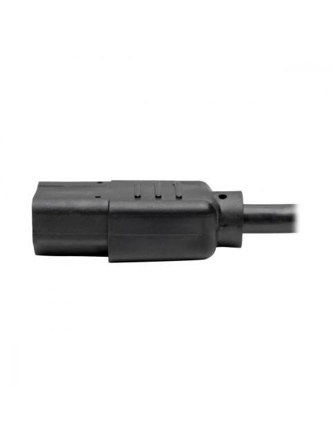 TRIPP LITE BY EATON CABLE DE PODER NEMA 5-15P MACHO - C13 COUPLER HEMBRA 1.22 METROS NEGRO