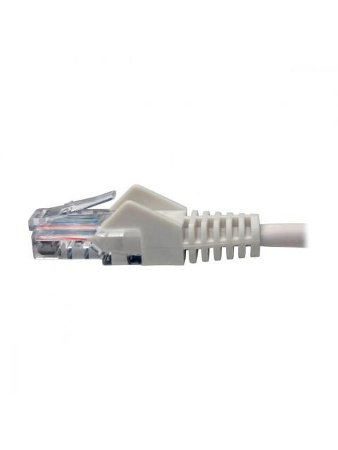 TRIPP LITE BY EATON CABLE PATCH CAT5E UTP MOLDEADO SIN ENGANCHES RJ-45 MACHO - RJ-45 MACHO 1.52 METROS BLANCO