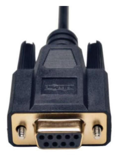 TRIPP LITE BY EATON CABLE SERIAL DB9 HEMBRA - DB25 MACHO 1.83 METROS NEGRO