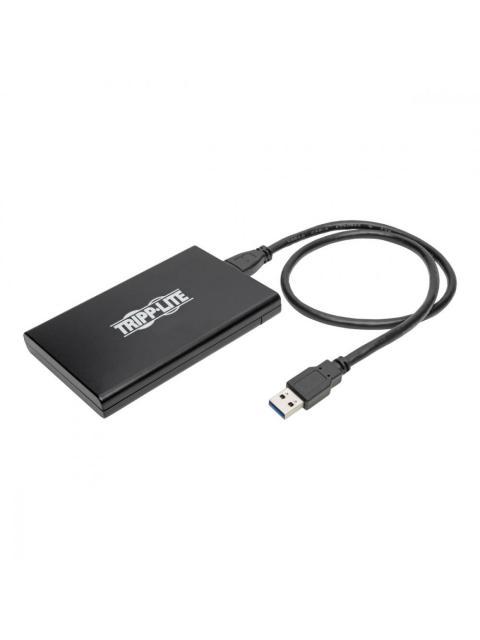 TRIPP LITE BY EATON GABINETE PARA DISCO DURO EXTERNO SATA DE 2.5 USB 3.0 NEGRO
