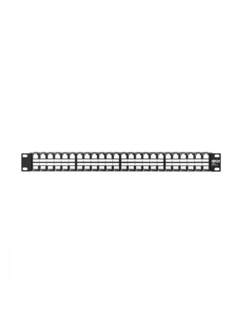 TRIPP LITE BY EATON PANEL DE PARCHEO CAT5E-CAT6-CAT6A 48 PUERTOS RJ-45 1U NEGRO
