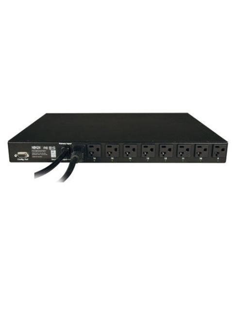 TRIPP LITE BY EATON PDU MONOFASICO CONTROLABLE - SWITCH DE TRANSFERENCIA AUTOMATICA 1.9KW 20A 120V INSTALACION HORIZONTAL 1U EN RACK