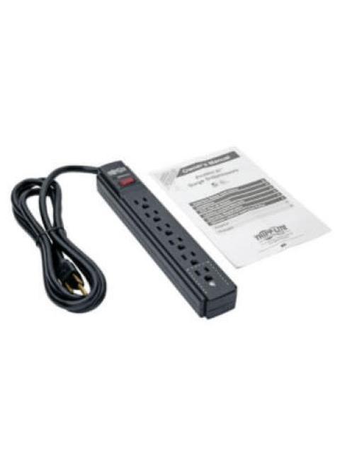 TRIPP LITE BY EATON SUPRESOR DE PICOS PROTECT IT! 6 CONTACTOS 790 JOULES 1.83 METROS NEGRO