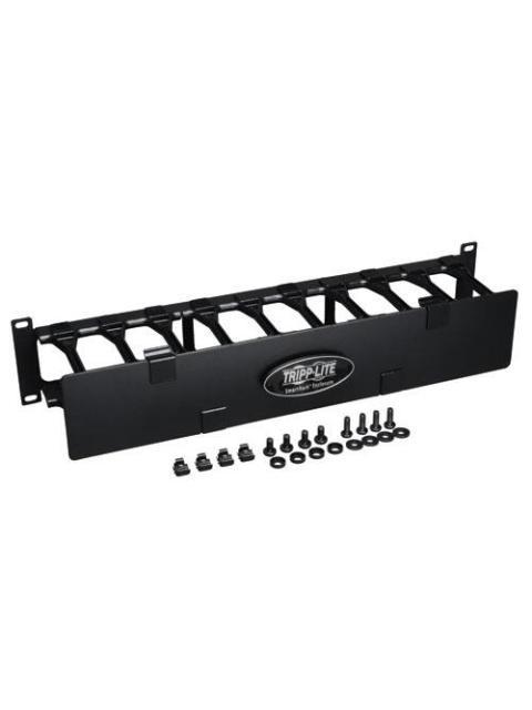TRIPP LITE ORGANIZADOR DE CABLES HORIZONTAL PARA RACK 19 2U NEGRO